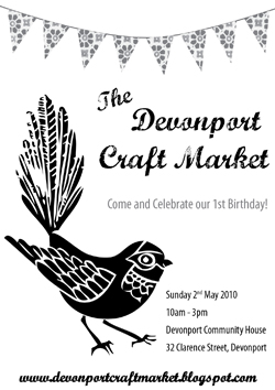 Devonport Craft Market, Sunday 2 May