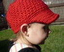 Toddler Crochet Newsboy Cap - 12m-3yrs - You Choose Color 