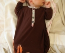 Merino wool newborn sleeping gown - Custom made