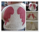 Pure wool angel wings cardigan
