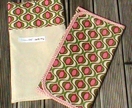 Designer Baby Change Mat (pink & green design)