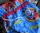 Drawstring Library Bag - Toy Bag - Sport Bag - Water Resistent for Swimming - Thomas the Tank Engine