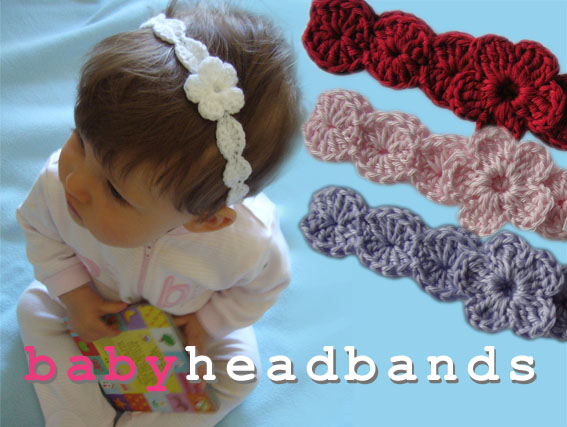 Crochet Dreamz: Baby Headband with Flowers (Free Crochet Pattern)