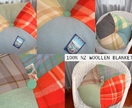 Woolen hexagonal cushions