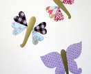 Butterflies, dragonflies + lovehearts - whimsical magnetic decals