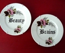 Beauty Brains duo plate set