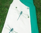 Dragonfly wrap dress