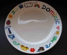 Children's plates - handpainted and personalised
