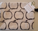 'Ink Apples' extra-large zip purse/Nappy wallet