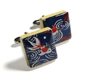 Japanese Paper Cuff Links  