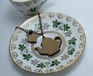 Taal teapot and teacup pendant in rimu