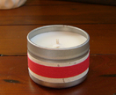 Scented Soy candle in travel tin - small