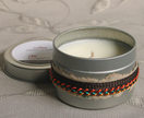Scented Soy candle in travel tin - medium